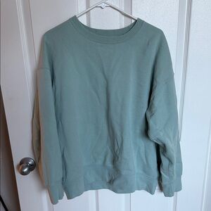 Women's Crewneck Sweater in Sage Green